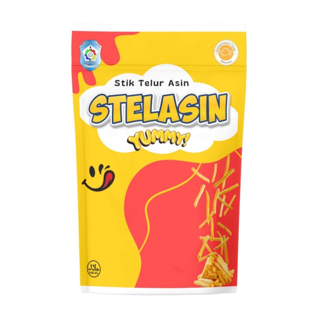 

STELASIN (Stik Telor Asin) kemasan sedang