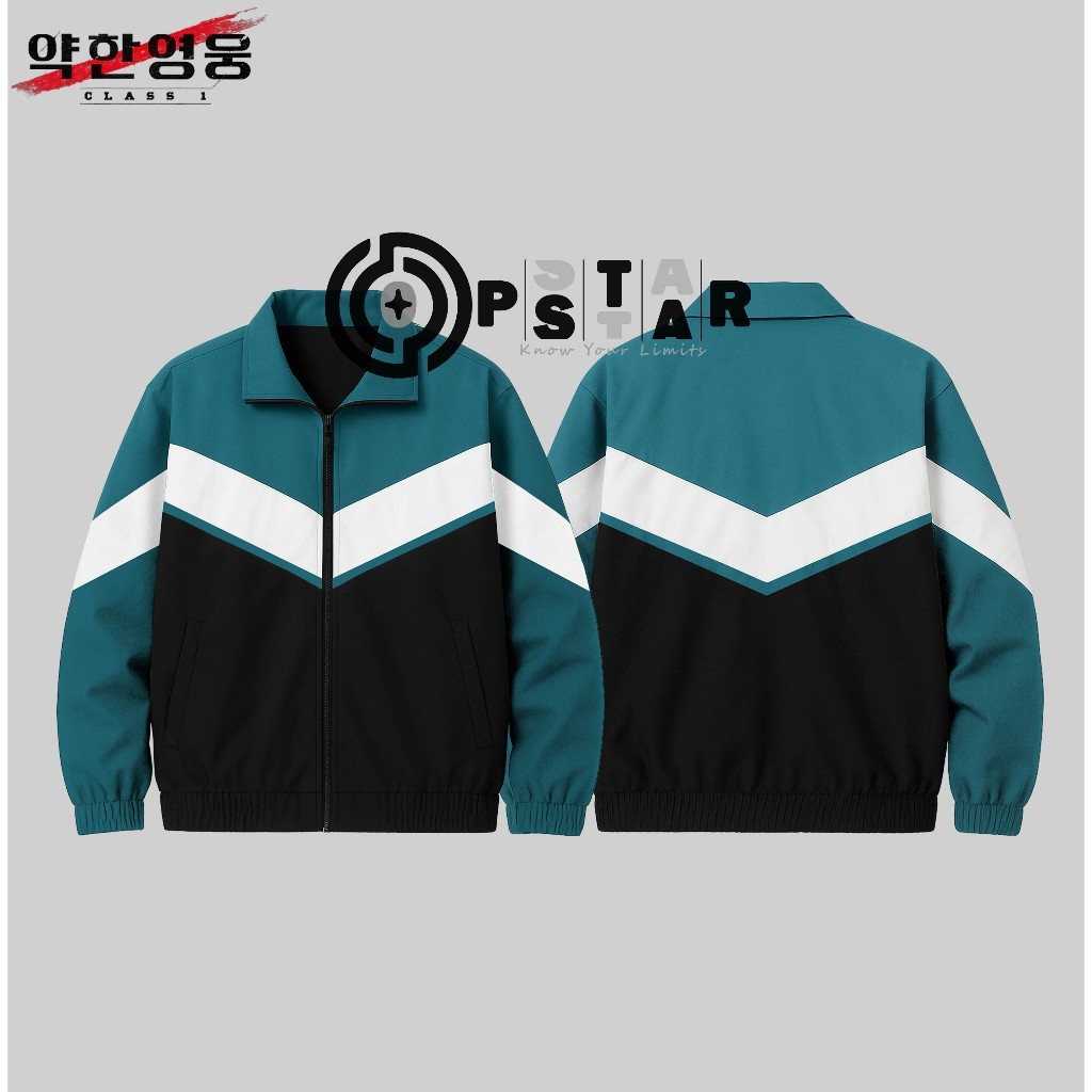 Jaket Ahn Suho outfit Weak Hero First Class outer jacket unisex