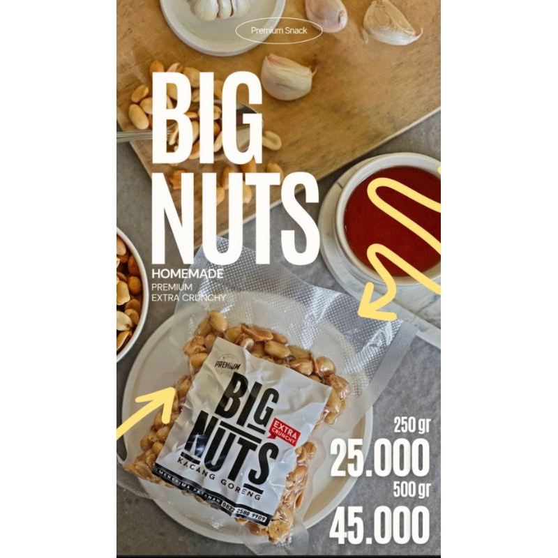 

Big Nuts || Kacang Premium || Kacang Bawang