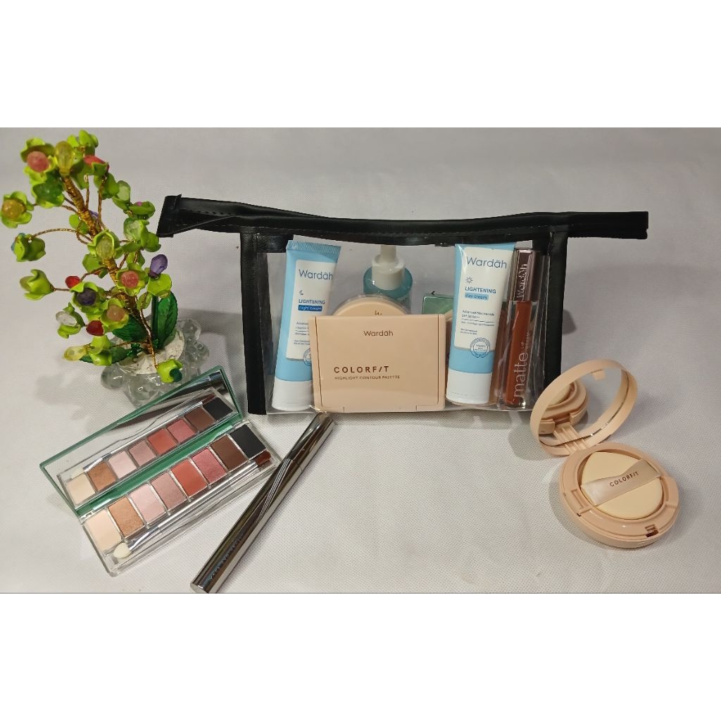 Tas Mika pvc tebal  Mika tebal cosmetic