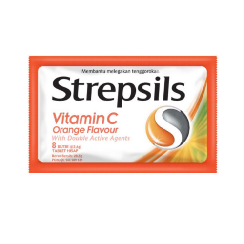 

STREPSILS VITAMIN C ORANGE ISI 1 SACHET