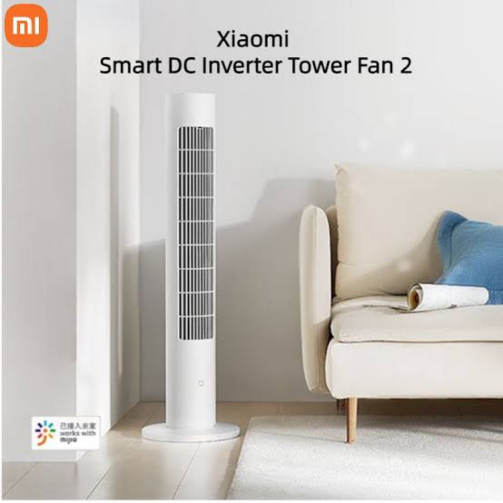 Xiaomi Mijia Kipas Angin Lantai Tower Fan 2 Adjustable Smart App