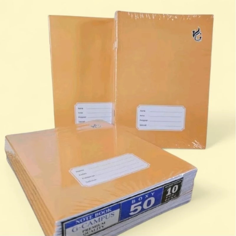 

Buku Tulis Kraft G Campus isi 50 Lembar 10 Buku / Buku Tulis Sampul Cokelat Buku Tulis Cover Coklat