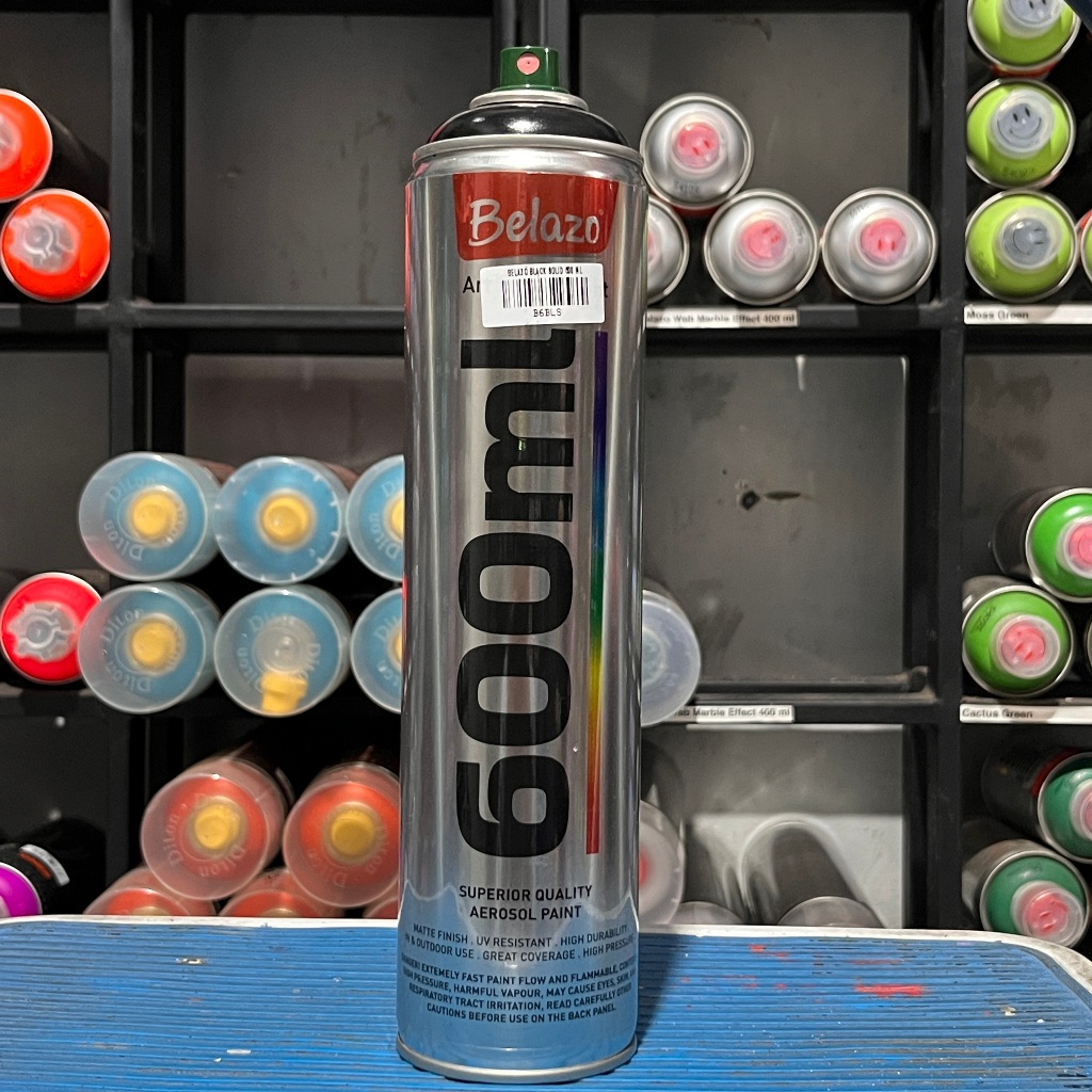 

Black Solid - Belazo 600 ml - Spray Paint