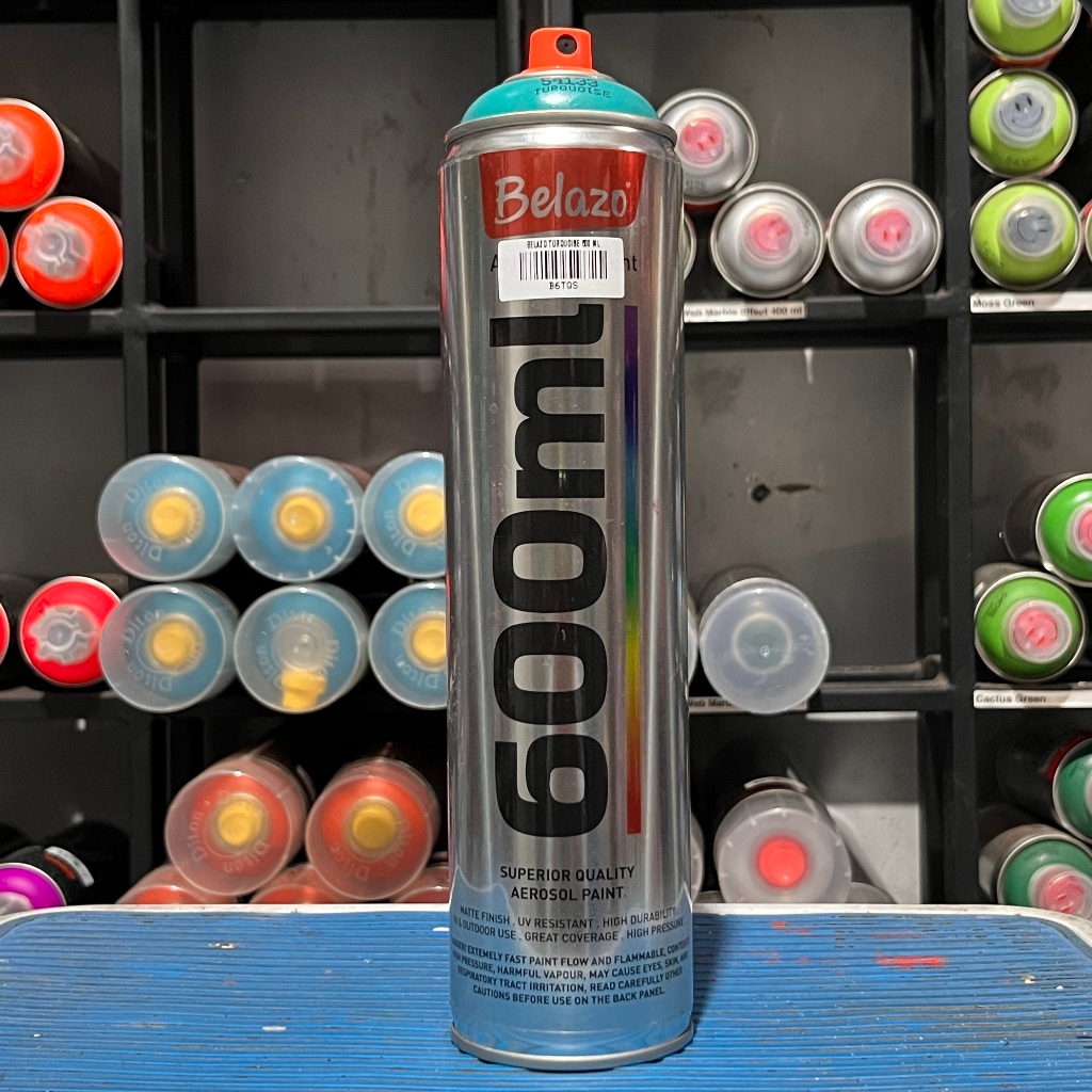 

Turquoise - Belazo 600 ml - Spray Paint