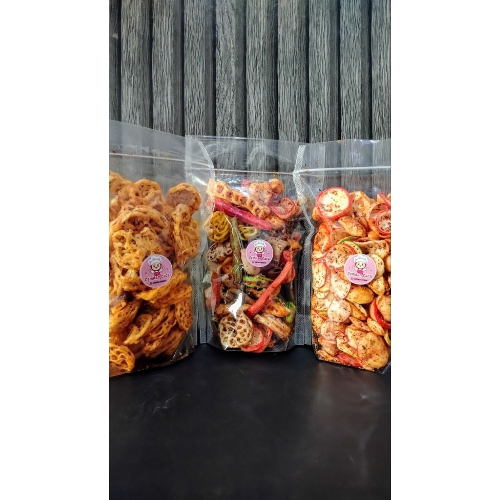 

seblak kering - cemilan caca