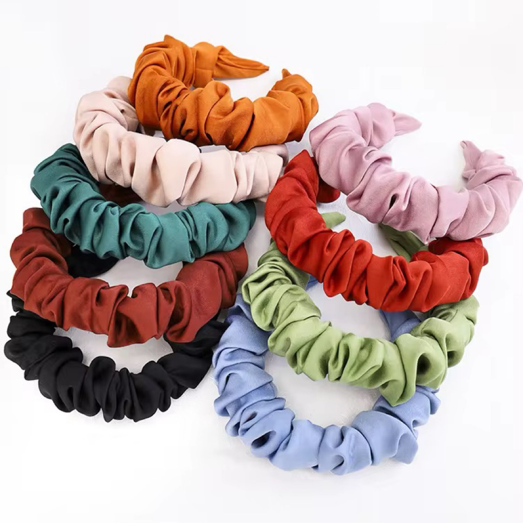 Bando Serut Bando Scrunchies Hair Accesories Bando Anak Bando Korea Headband