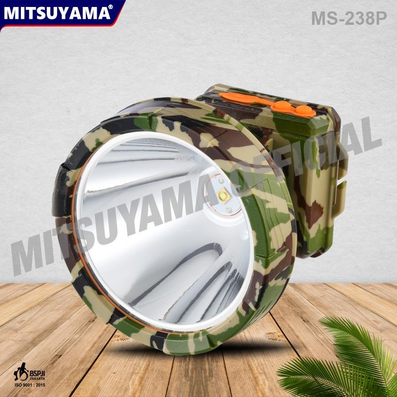 Senter Kepala LED Profesional Cahaya Putih Mitsuyama MS-238P