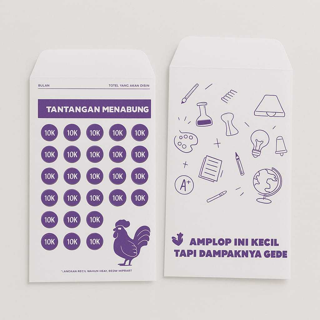

TANTANGAN MENABUNG AMPLOP SAVED MONEY CHALLANGE