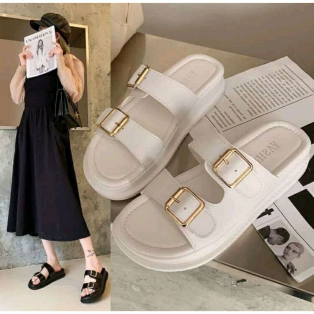 sandal ban dua gesper new