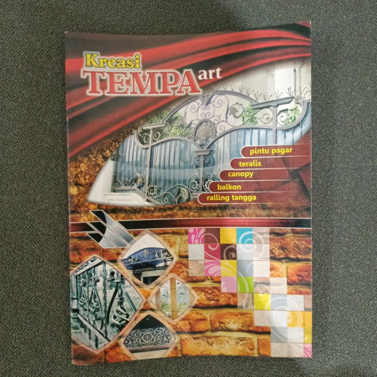 Buku Katalog Album Pagar Tralis Besi Tempa Buku besar Kreasi KODE O8I6