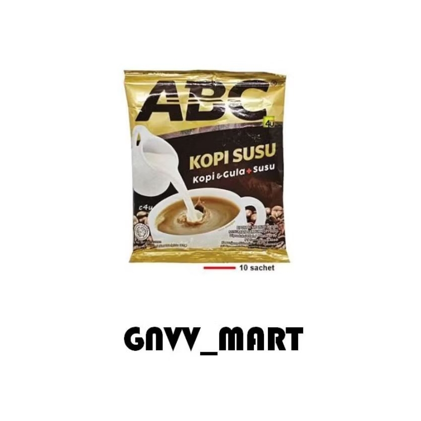 

Kopi ABC SUSU 1renceng (10pcs)