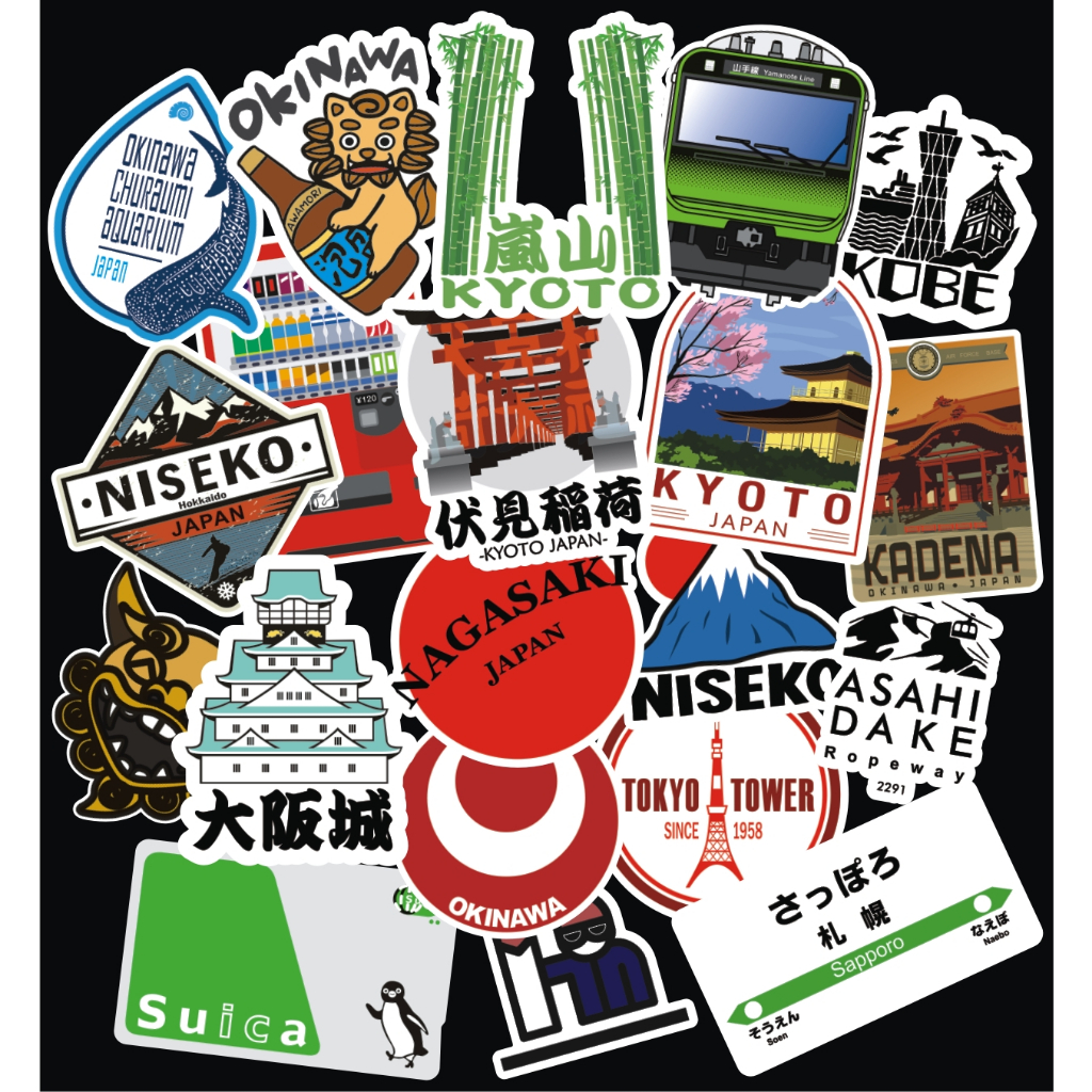 

japan sticker / sticker koper japan / kyoto sticker / okinawa sticker pack / travel bag sticker / tokyo sticker / japan city sticker / okinawa sticker / hokaido sticker / osaka sticker / sticker koper / japan sticker pack / travel bag sticker
