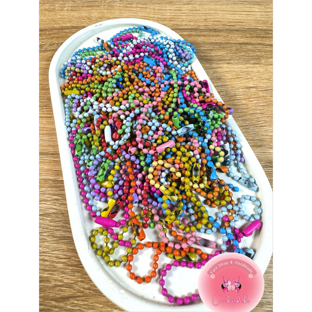 

Rantai lada warna/ biji lada / gantungan kunci (100 pcs)