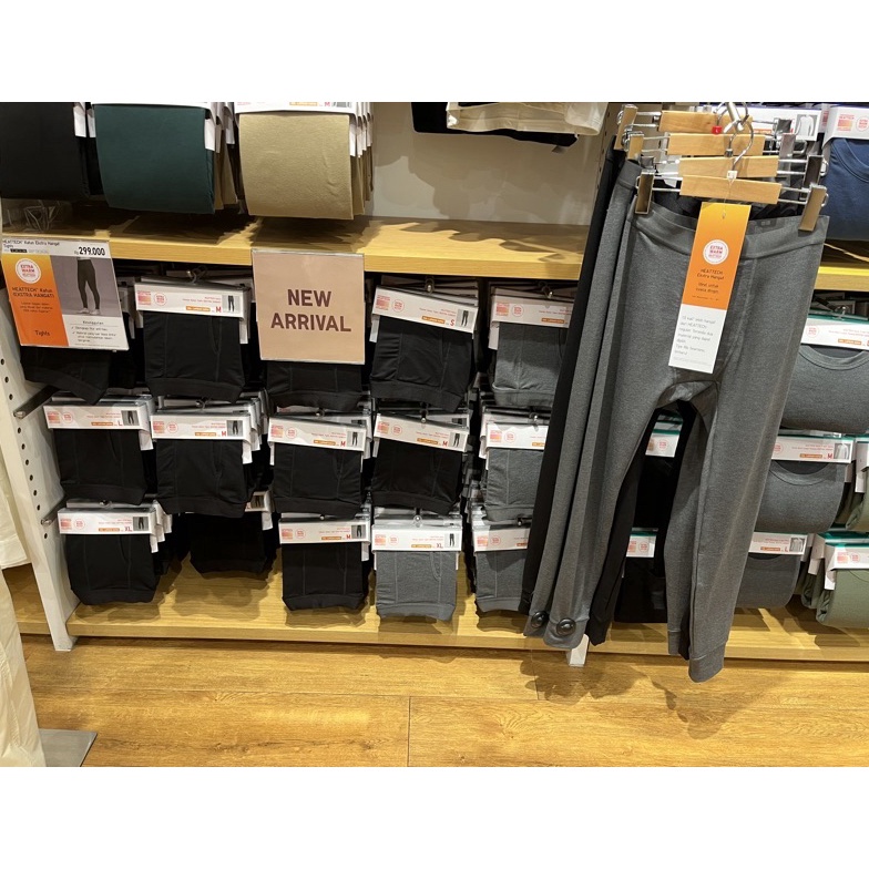 KODE K48Y HeatTech Katun Pakaian Dalaman Tights Legging Extra Warm Extra Hangat Cowok Uniqlo