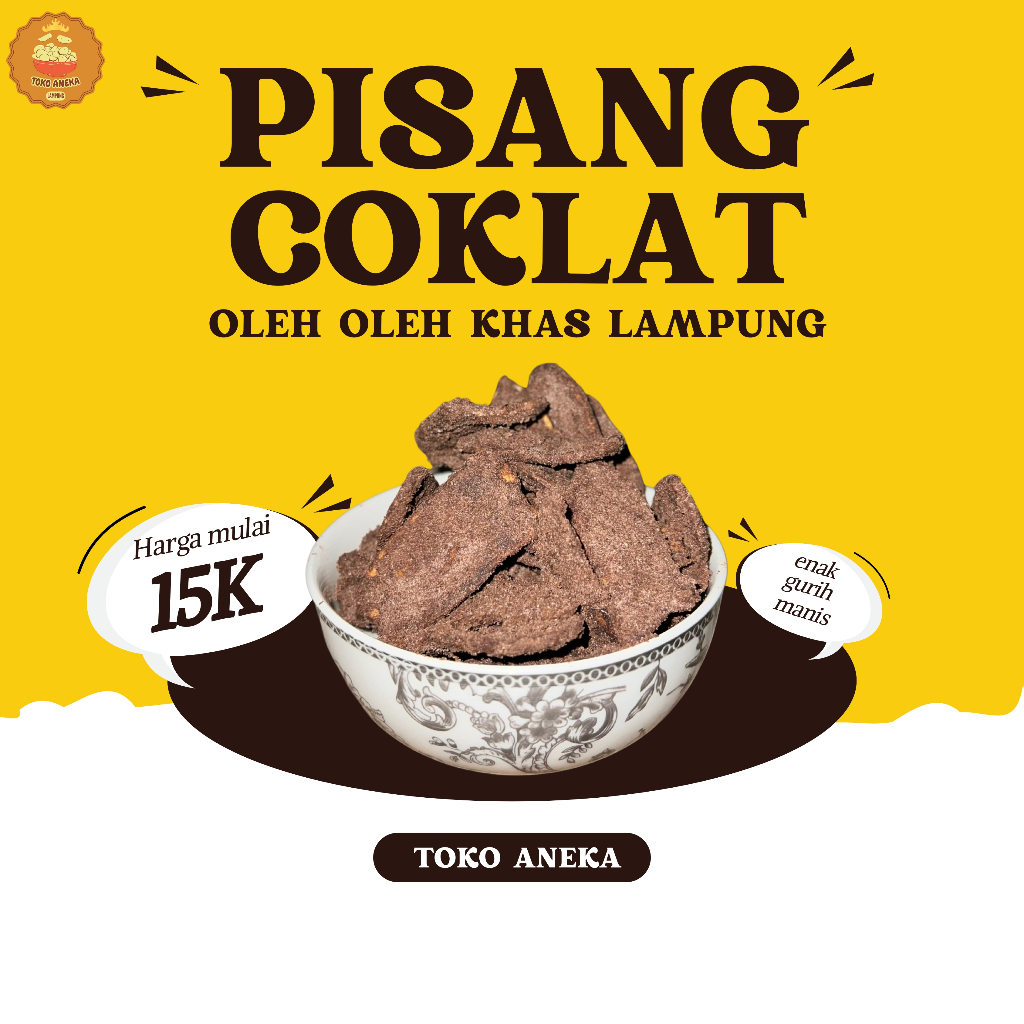 

[TOKO ANEKA] PISANG COKLAT OLEH OLEH KHAS LAMPUNG TERMURAHHH