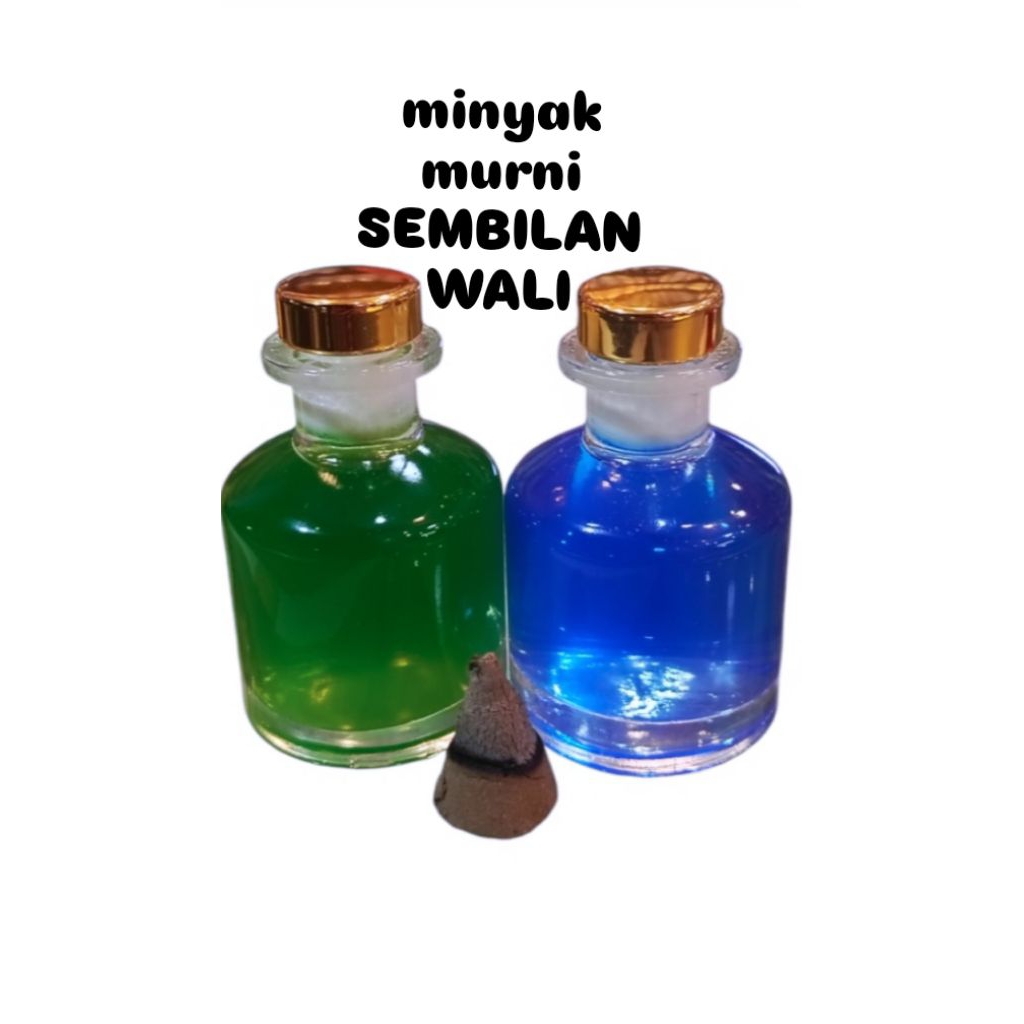 Minyak Wangi Sembilan Wali Asli Murni Non Alkohol 50ML / Bonus Tester
