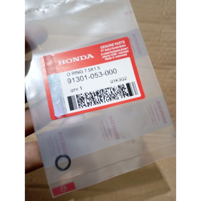 SEAL ORING 7.5×1.5 91301053000 UJUNG AS PULLY