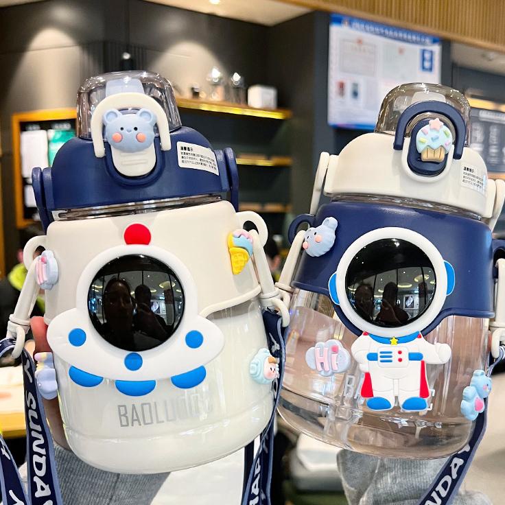 Botol Minum Anak Tali Sedotan  Botol Minum Anak  Anti Tumpah Anti Pecah