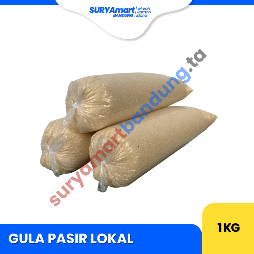 

Gula Pasir Lokal 1 Kg (Bersih, Manis, dan Berkualitas)