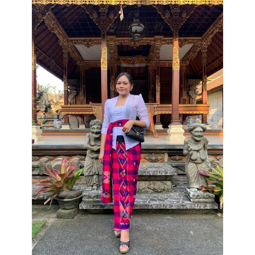 kamben endek dobol tretes set selendang