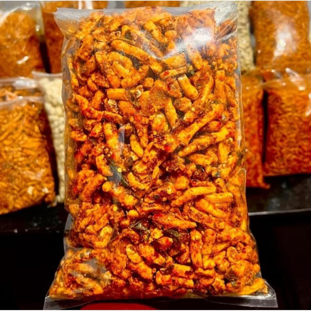 

Basreng stik pedas daun jeruk