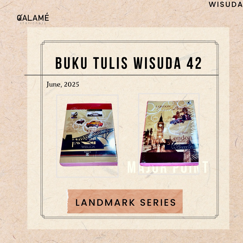 

Buku tulis wisuda Boxy 42