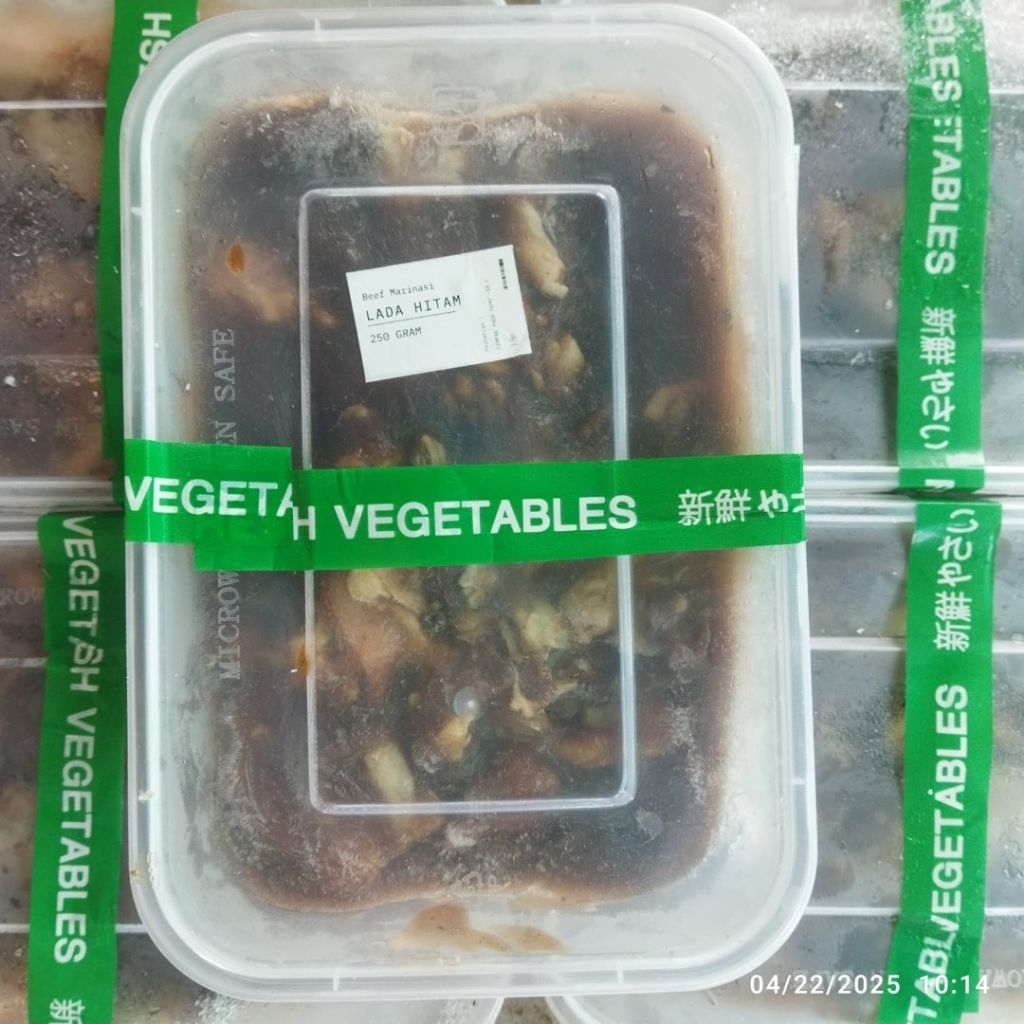 

Beef marinasi lada hitam praktis kemasan 250gr