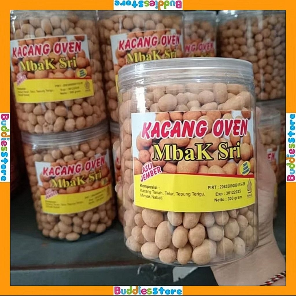 

Kacang oven Mbak Sri Toples 300gr