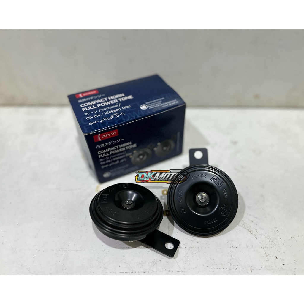 Klakson Bel Denso 12V Dobel Disk Motor Mobil Universal Original