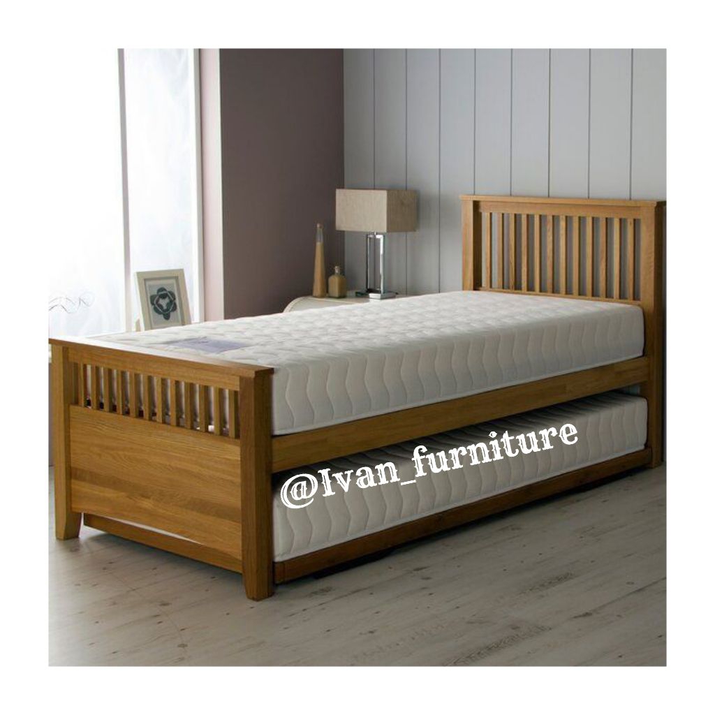 DIPAN SORONG KAYU JATI MINIMALIS TEMPAT TIDUR RANJANG SORONG KAYU JATI DIPAN SUSUN KAYU JATI TERMURA