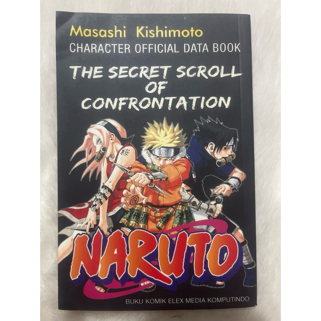 Komik Naruto (Character Official Data Book) The Secret Scroll of Confrontation/ Komik Naruto