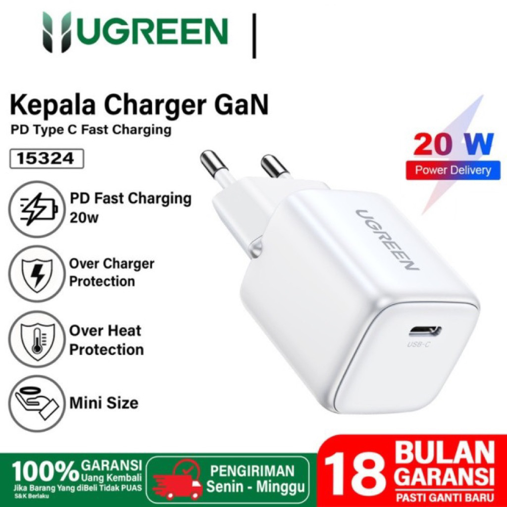 ugreen kepala charger Gan