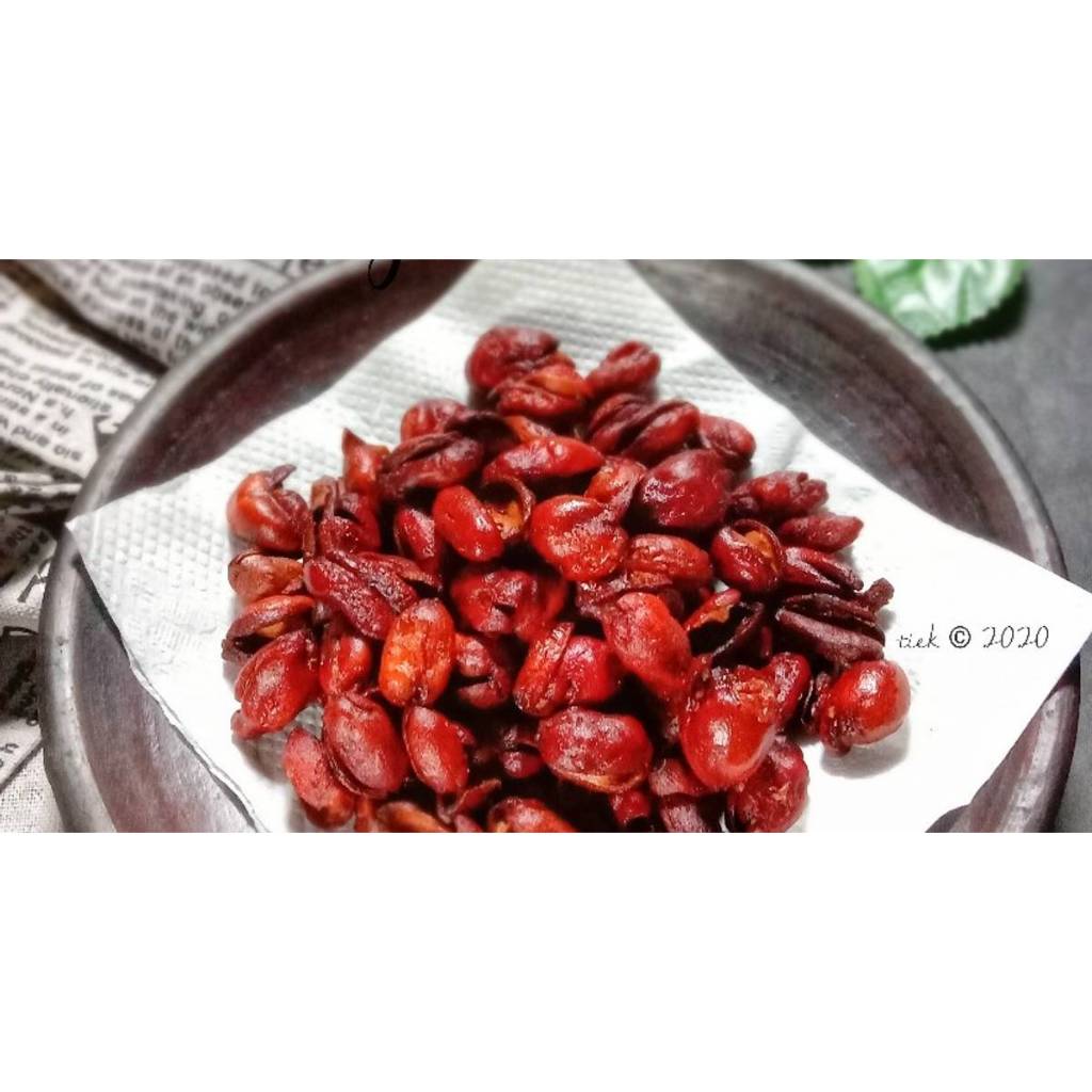 

kulit melinjo crispy pedas manis