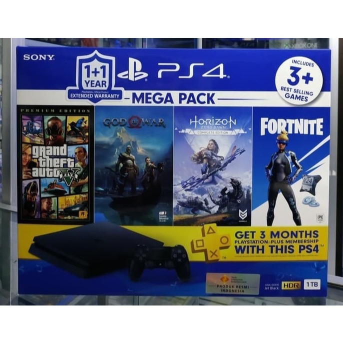 PS4 Slim 1TB 2 STICK PS4 ORI OFW