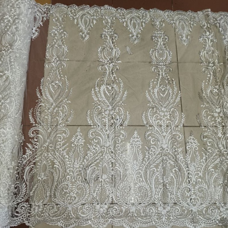 KODE U43W Kain Tile Elisab  Bahan Tile Elisab  Bahan Brokat Kebaya