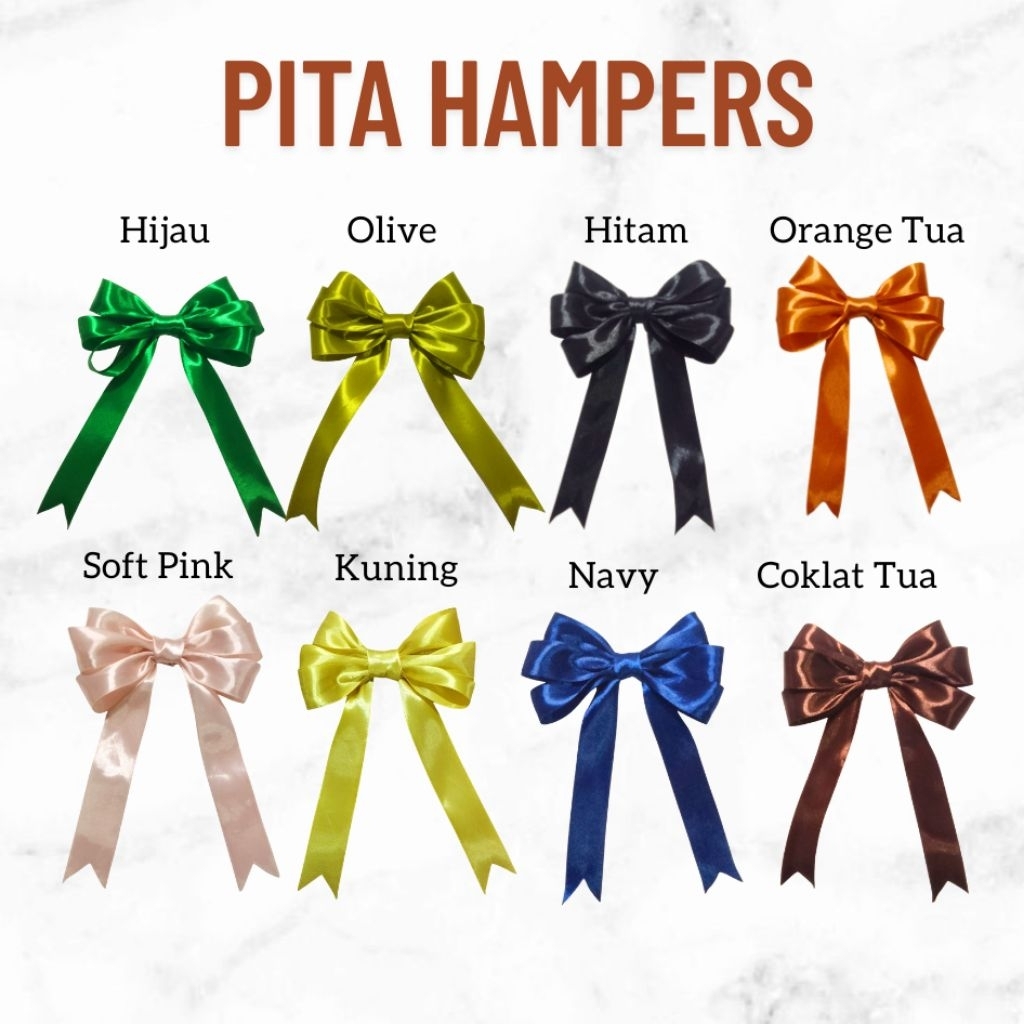 

Pita Satin Tempel | Siap Pakai | 12 x 18 cm