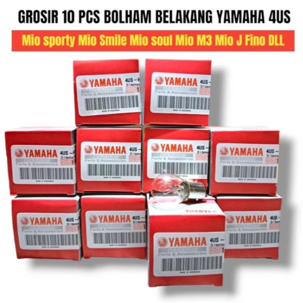 Promo Grosir 10 Pcs Bolham Bohlam Lampu Belakang Yamaha Mio Mio Sporty Mio Smile Mio Soul Mio M3 Mio