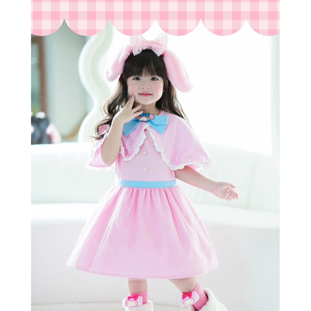 Mourance - Sanrio "MY MELODY" Dress for Kids Girl