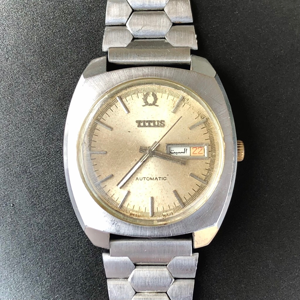 JAM TANGAN TITUS / ARLOJI KUNO TITUS / JAMTANGAN MURAH