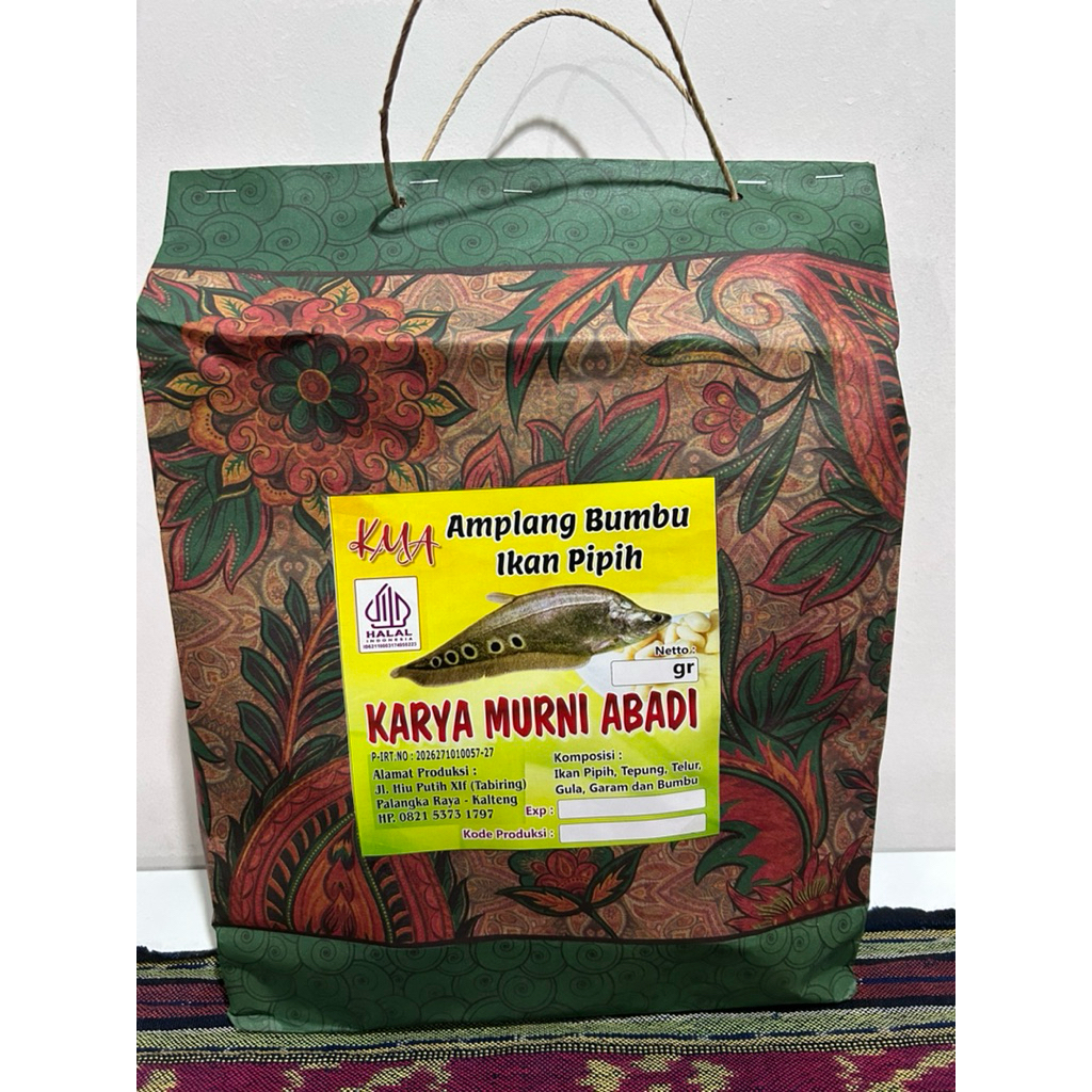 

amplang bumbu ikan pipih isi 10