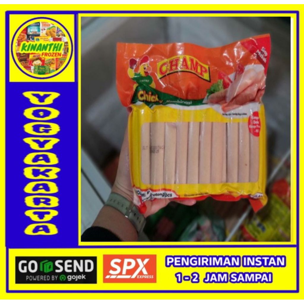 

sosis champ ayam 1kg jogja frozen