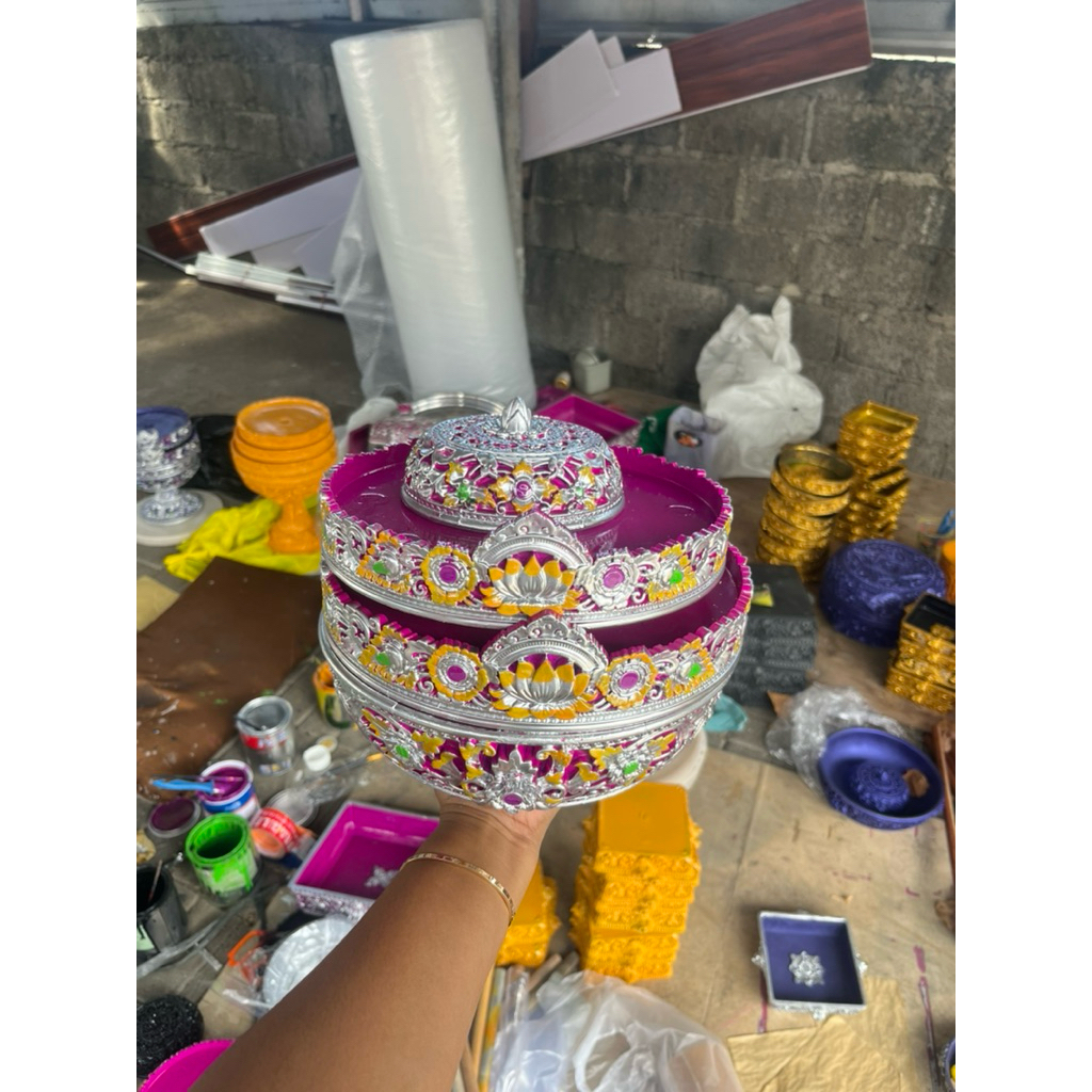 Bokor Bulat Susun 2 Size 25cm