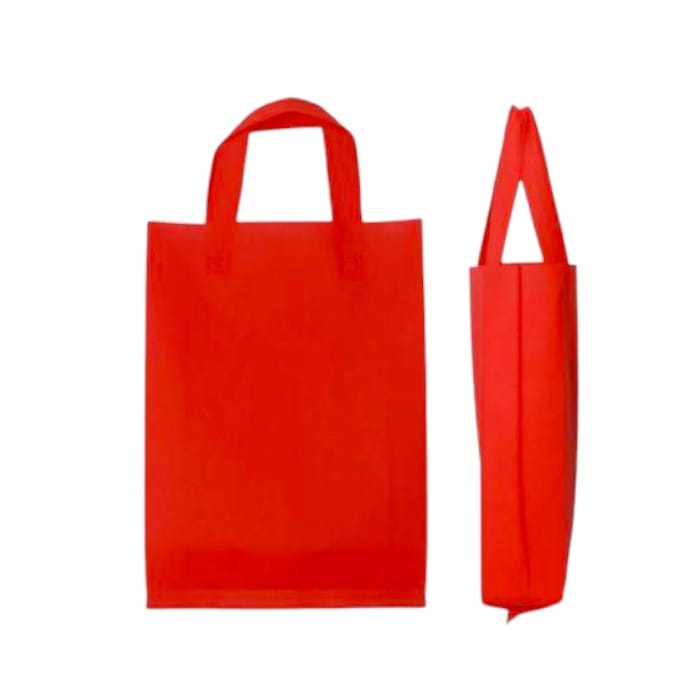 

Goodiebag Tas Kain Pres tali 22x30 isi 12pcs / spunbond Handle / Tas Belanja Polos / tas spunbond polos