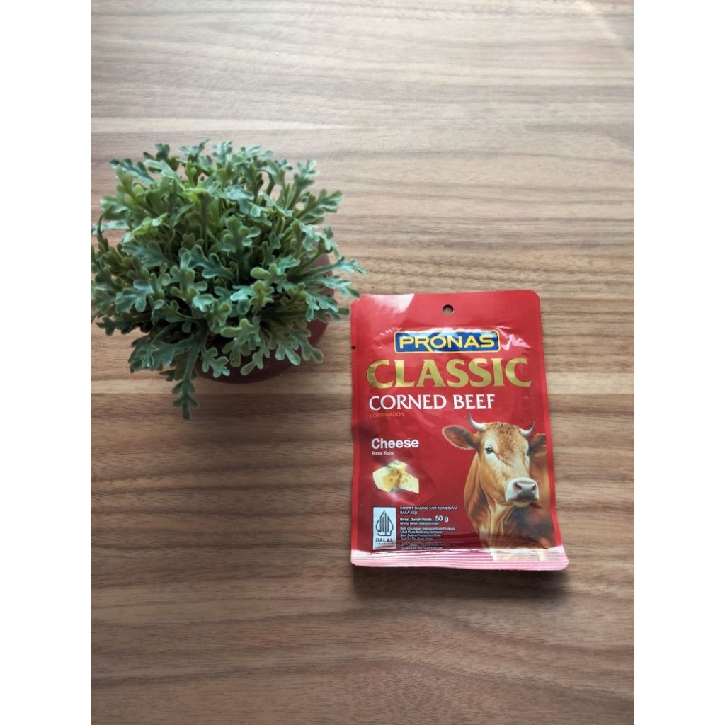 

pronas classic corned beef cheese flavour 50g