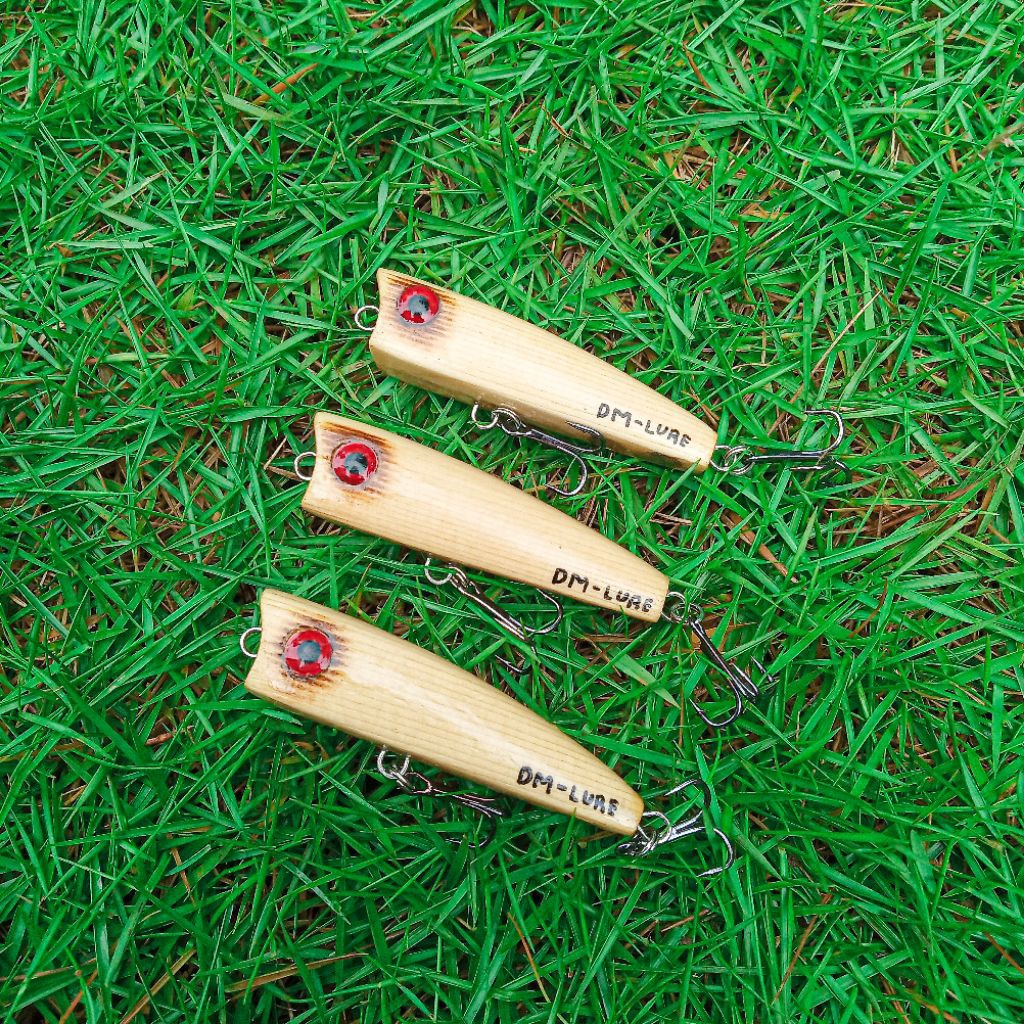 Popper Kayu 5cm DM Lure