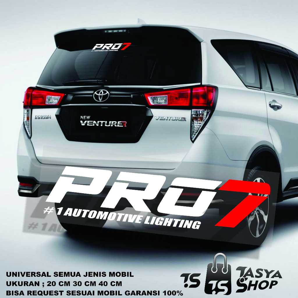 Jungle_Shop_ Stiker Pro7 - Stiker Cutting Pro7 - Stiker Kaca Belakang Mobil