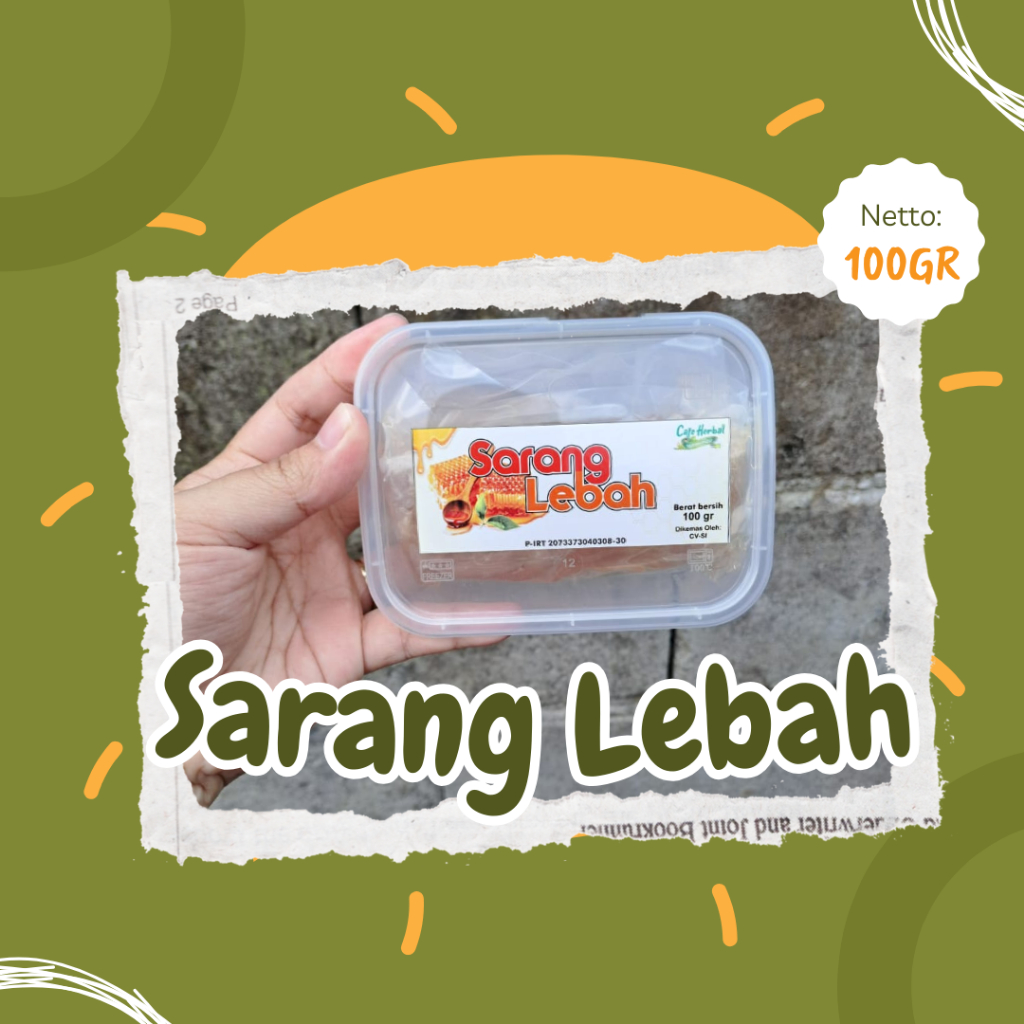 

Sarang Lebah Box 100gr Madu Sarang Lebah