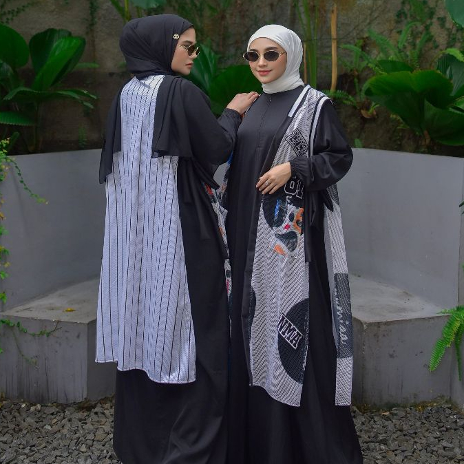 Minara Series by Numiaa Fashion | Raya Series Oneset Dress Printing Series Unik - Muslim Wanita