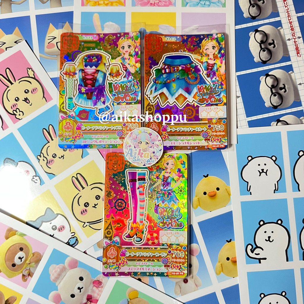 Kartu Aikatsu Jepang Premium Hinaki Vivid Kiss Peter Pan